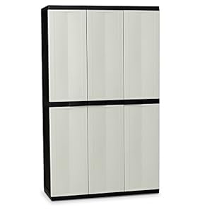 Dea Home Z203R043 Armadio Trend Line S, 3 Ante, 97x37x165, Black Edition