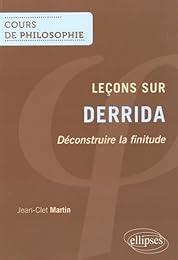 Leçons sur Derrida