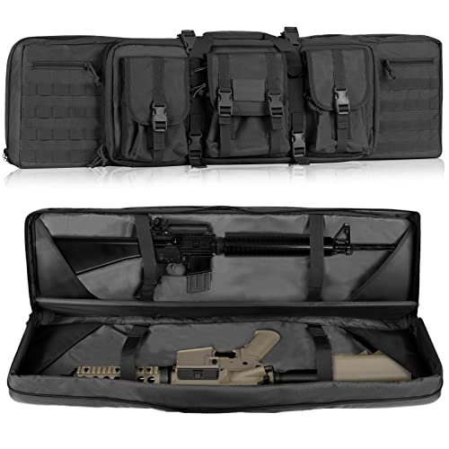 HUNTSEN Double Long Gun Bag American Classic Tactical Soft Pistol Rifle