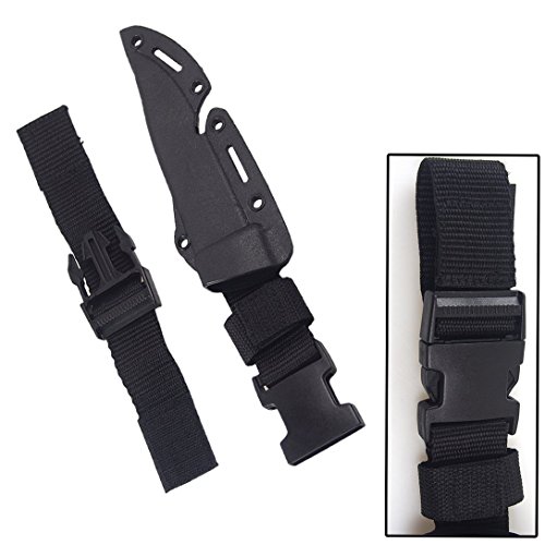 Toonol Tactical Rubber Knife Military Training Dagger Cosplay Funning War Game Knife Props Blade Rubber Fake Knives with Scabbard/Sheath - Image 5
