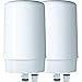 Brita On Tap Water Filtration System Replacement Filters For Faucets - white - 2 Count