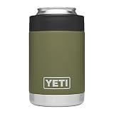 YETI Rambler Vacuum Insulated Stainless Steel Colster（Olive Green）, Olive Green