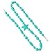 ITYYT Teething Necklace for Mom to Wear (16 inches) with Gift Box & Free E-book - Turquoise