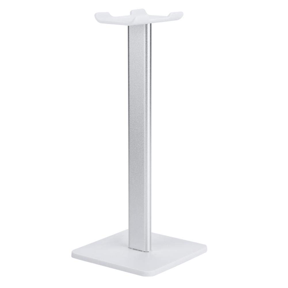 794 Headset Stand Holder - over head headset Stand Holder for Home/Office/Studio/Bedroom Aluminum Lightweight Earphone Stand Holder (White)