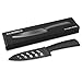Ceramic Chef Knife, CUSIBOX Ultra Sharp Professional 6-Inch Ceramic Kitchen Chef's Knife with Sheath Cover (Black)