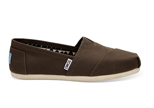 TOMS Tarmac Olive Canvas Womens Classic 10006173 (Size: 7.5)