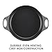 Rachael Ray Qt Cast Iron Braiser, 3.5 Quart, Gray Shimmer