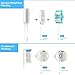 TriLink 6 Pack Replacement Toothbrush Heads for Philips Sonicare ProResults, fit DiamondClean, FlexCare, Gum Health, Plaque Control, EasyClean, HealthyWhite and HydroClean Sonicare Electric Toothbrush