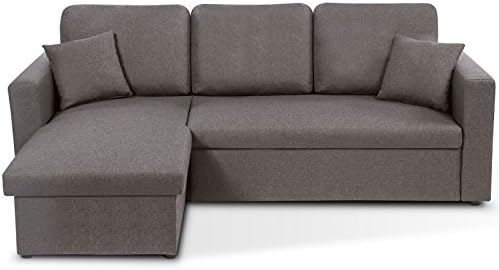 Canapé Dangle Convertible Gris Anthracite Coffre De