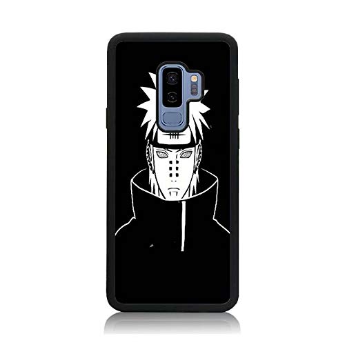 Cartoon Naruto Shippuden Pain Tendo Print Case for Galaxy S9 Plus, Shock-Absorption Soft Bumper + Hard Back Cover Anti-Scratch Drop Protection for Samsung Galaxy S9 Plus
