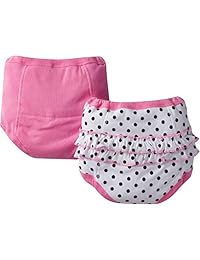 Gerber bebé Girls 'paquete de 2 forrado de felpa pantalones de entrenamiento, elefantes, flores, 2T   3T