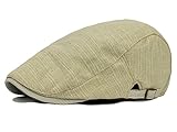 Qunson Men's Gatsby Ivy Irish Hunting Newsboy Cabbie Hat Cap (c)