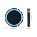 Qi Wireless Charger, GMYLE Mini Qi Charging Pad for Samsung Galaxy S7 / S6 / Edge / Plus, Note 5, Nexus and all Qi-Enabled Devices - Black / Blue
