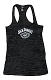 Jack Daniels Women's Daniel's Burnout Racerback Tank Top