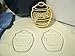 WINNIE THE POOH ADVENTURES BEAR HUNNY POT CARTOON SET OF 2 COOKIE CUTTERS MADE IN USA PR1065