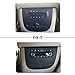 Rear Radio Volume Control Knob Compatible with 2007-2013 Chevy Tahoe Chevrolet Silverado GMC Sierra Yukon Cadillac Escalade GM 22912547 Dial Tuner Rear Stereo Knobs Replacement