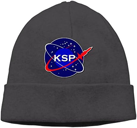 SBJML Adult Kerbal Space Program Logo Beanie Skully Cap Hat Watch Hat Ski Cap Hat Black