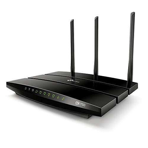 TP-Link AC1750 Dual Band Wireless AC Gigabit Router, 2.4GHz 450Mbps + 5Ghz 1350Mbps, 1 USB 2.0 Ports, IPv6, Guest Network, WPS (Archer C7)