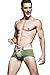 sandbank Men's Sexy Lingerie Cotton Tie Rope Cute Boxer Brief Underwear Panties (US M=Asian Tag XL,Army Green#1)