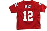 Tom Brady New England Patriots Alt Red NFL Kids 2016-17 Season Mid-tier Jersey