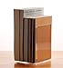 Plastic Acrylic Bookends Clear Design Non-Slip Bookracks for Bedroom Library Office School Decoration Gift (Transparent 2 Pairs)