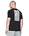 Under Armour Men's Wounded Warrior Project Freedom Flag T-Shirt, Black, Medium