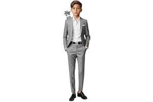 Black n Bianco Boys' First Class Slim Fit Suits Lightweight Style. Presented by Baby Muffin