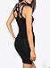 MakeMeChic Women's Sexy Cut Out Sleeveless Bodycon Cocktail Party Dress