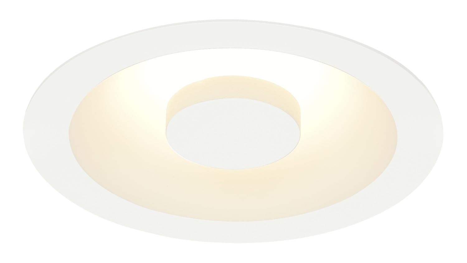 SLV recessed Ceiling Light OCCULDAS 14 / LED spot, floodlight, Ceiling Spotlight, Ceiling Light, recessed Light, Internal Lighting / 3000K 15W 810lm White dimmable 120 Degrees