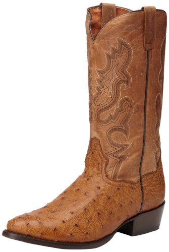Dan Post Men's Tempe Western Boot,Saddle Brown,10D US