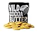 Wild Foods Cocoa Butter Wafers - Unrefined, Food Grade, Plant-Based, Paleo, Vegan Body Butter – Raw Organic Cocoa Butter Great for DIY Recipes, Smoothies, Keto Coffee, Skincare and Haircare - 4 oz