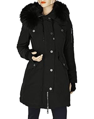 Women's Sahara Black Puffer Coat