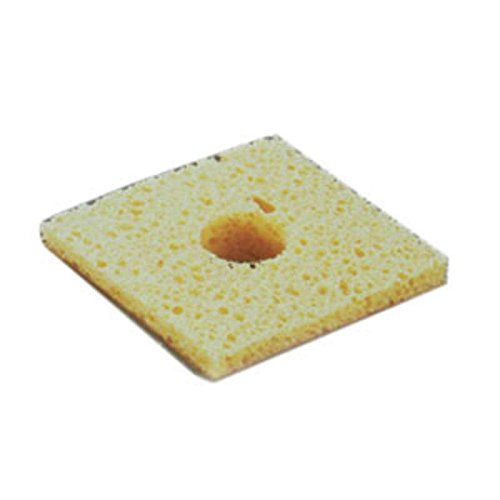 Solder Tip Cleaning Sponge with Center Hole, 25/8 x 25/8 x 5/8