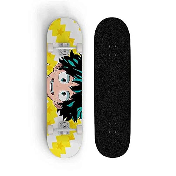 Skwingt 私のヒーローアカデミア Midoriya Izuku スケートボードロングボードプロのクルーザー初心者四