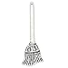 Housweety 50PCs Charm Pendants Besom/Broom Silver Tone 27x10mm