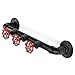 MyGift 3-Hook Industrial Style Wall-Mounted Pipe and Spigot Handle Coat Hanger
