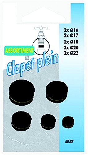 Boutt 1866204 KIT JKP GM - Set di 10 guarnizioni assortite per rubinetto a valvola piena, misure da 16 a 22