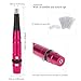 ShakeLady Adjustable Strong Powerful Tattoo Machine Kit Pen Power Supply for Permanent Makeup Eyebrow Eyeliner Lip with 10 Needles and Mouth Tips (Rose Red)