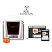 da Vinci Jr. 2.0 Mix Wireless 3D Printer ~ 6” x 6” x 6” Built Volume – Duo Color/Mid Color Gradient Printing Mode (Fully Enclosed Design for PLA/Tough PLA)