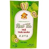 Smile Premium Quality Vietnamese Trà Trái Nhàu Tea, 25 Tea Bags, 1.75 oz / 50 g (Noni Tea)