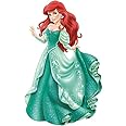 JEEBOX 9 Inch Sparkle Glitter Ariel Decal Disney Little Mermaid Princess Princesses Removable Wall Sticker Art Walt Home Decor 6 by 9 inch C