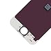 cellphoneage White for iPhone 5 5G LCD Replacement screen Display Glass Touch Screen Digitizer Assembly kit with Free screen protector (White)