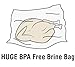 Apple Sage Gourmet Turkey Brine Kit, Includes Brine, Herb Rub and Heavy Duty BPA Free Brine Bag, Brining System For Creating A Fine Dining Experience, Made in USA (Apple Sage)