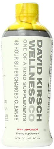 David Kirsch Wellness 48 Hour Super Charged Cleanse Supplement, Pink Lemonade, 32 Ounce