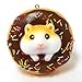 The Sweet Life Series Squishy Ball Chain (Golden Hamster/Mint Chocolate Iced Plain Donut)
