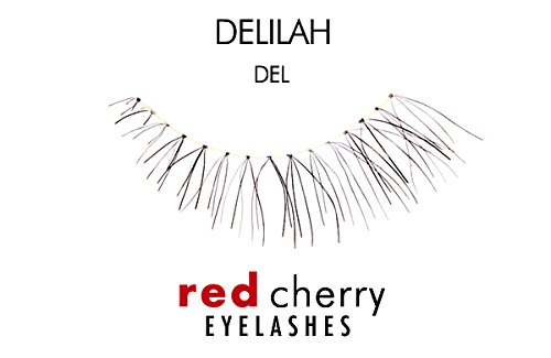 Red Cherry #DEL False Eyelashes (Pack of 6 Pairs)