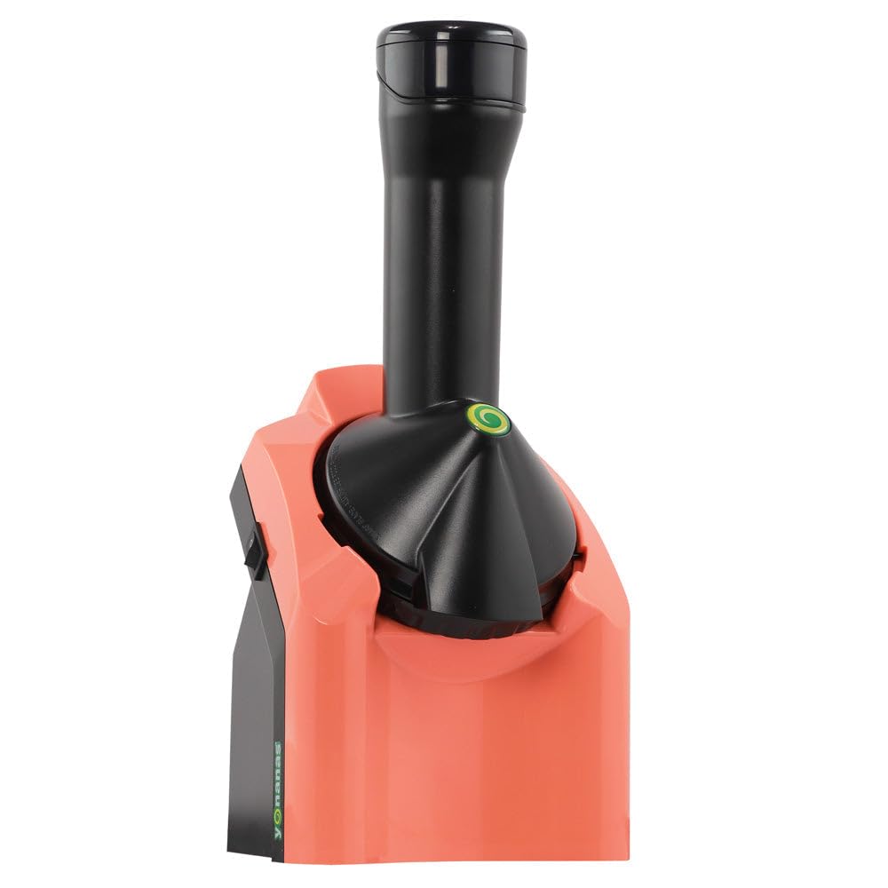 Photo 1 of Yonanas 902CR Classic Vegan Non-Dairy Frozen Fruit Soft Serve Dessert Maker, BPA Free, Includes 36 Recipes, 200 Watts, Coral