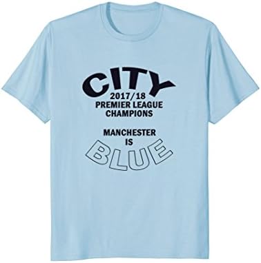 Manchester City 2017/18 Premier League Champions t shirt