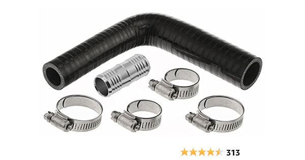 Pegasus SHK-FORD-001-BLACK, Silicone Hose Kit, compatible with Ford F150  5.0 / EcoBoost Reservoir, Black