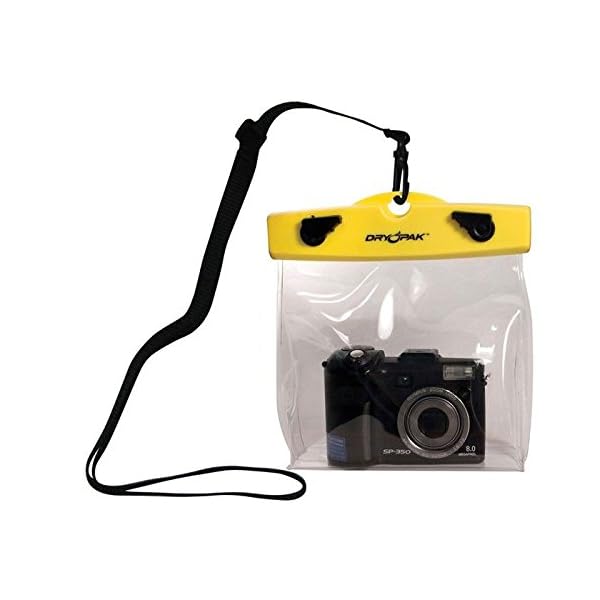 Dry-Pak-TPU-Waterproof-Floating-Camera-Case-with-Adjustable-Neck-Cord-and-Carabiner-Clip